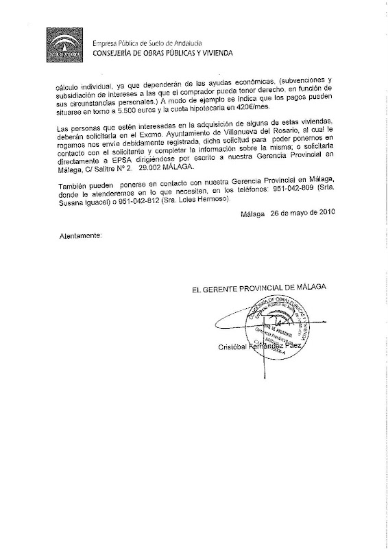 Adjudicación de forma directa de 5 vpo vacantes a las unidades familiares que lo soliciten